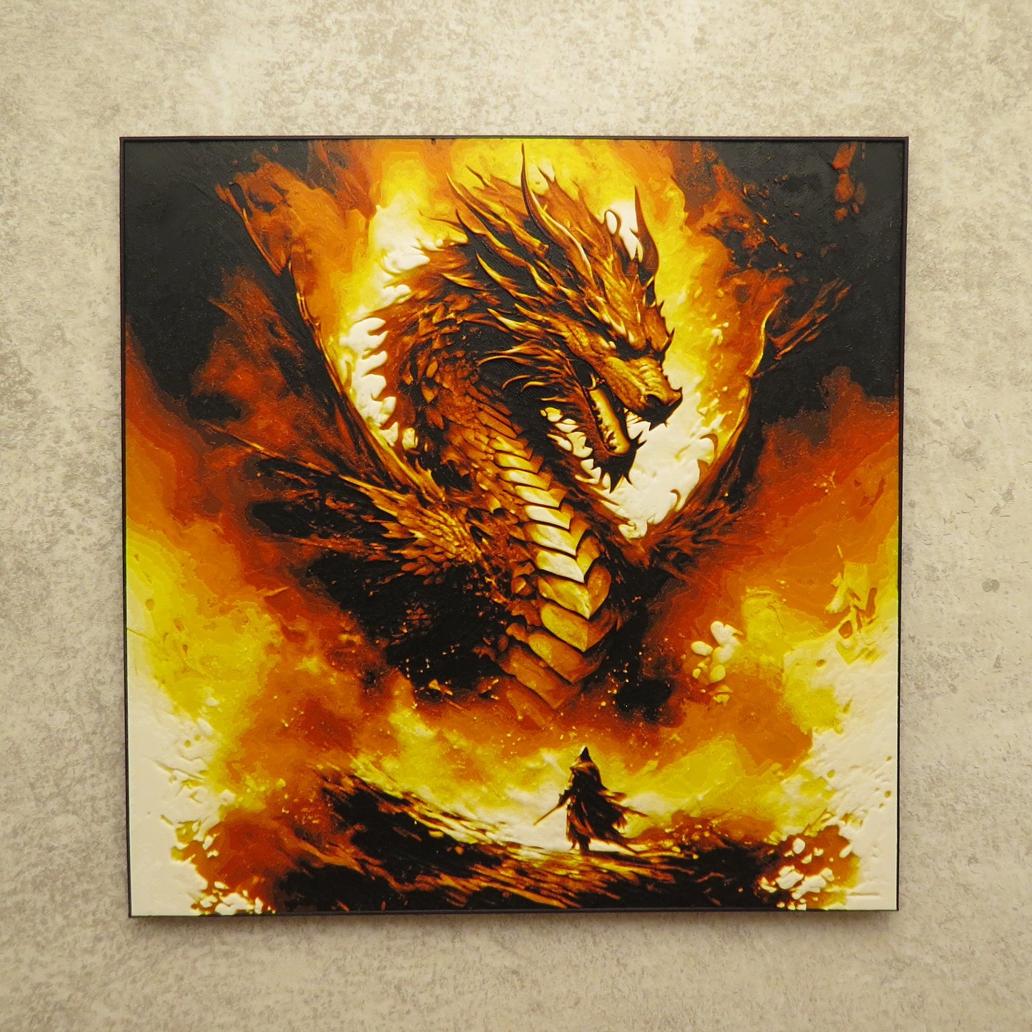 Fire Dragon Hueforge Wall Mural