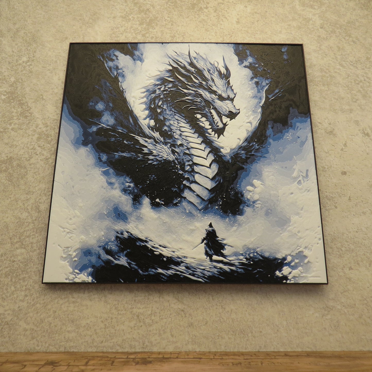 Fire Dragon Hueforge Wall Mural