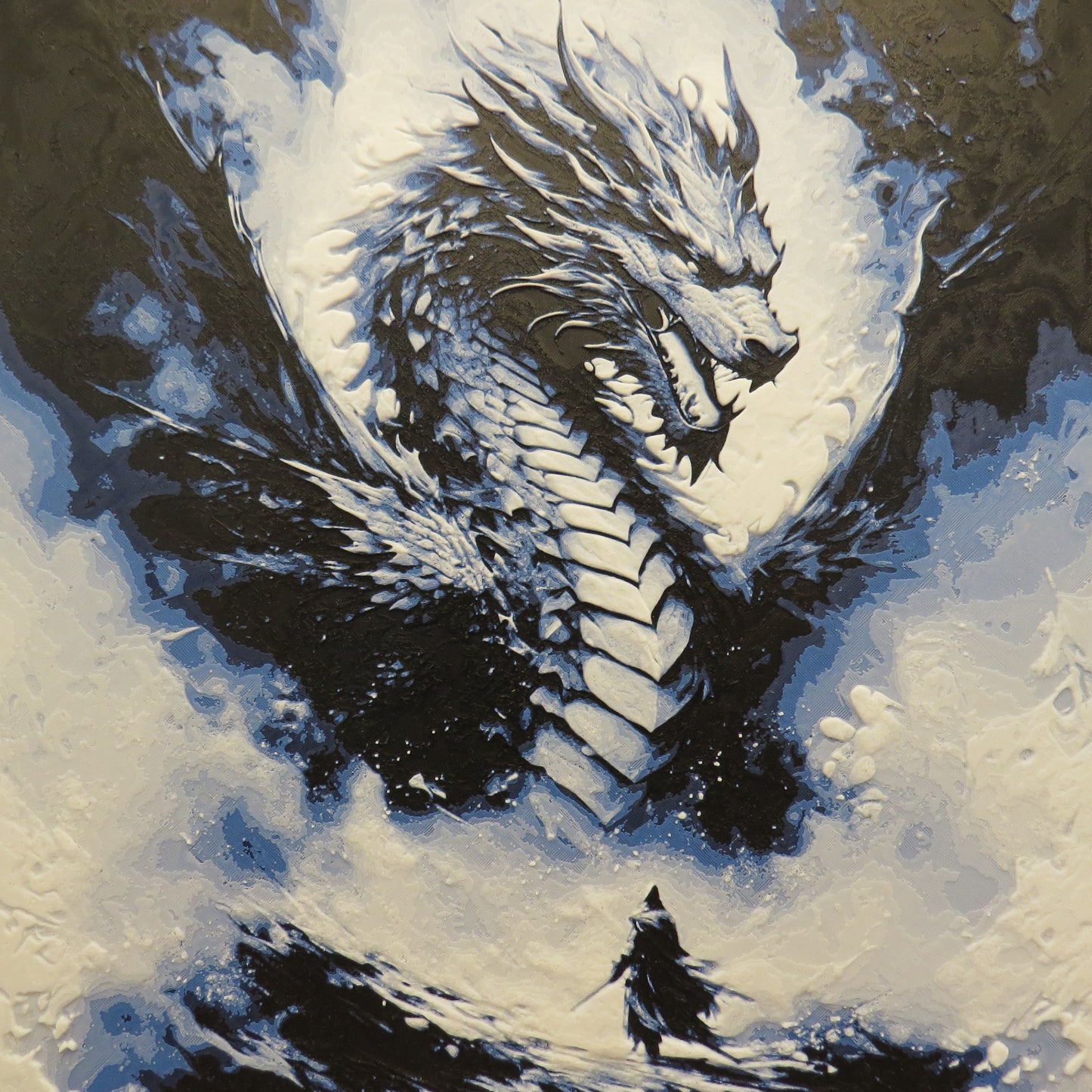 Fire Dragon Hueforge Wall Mural