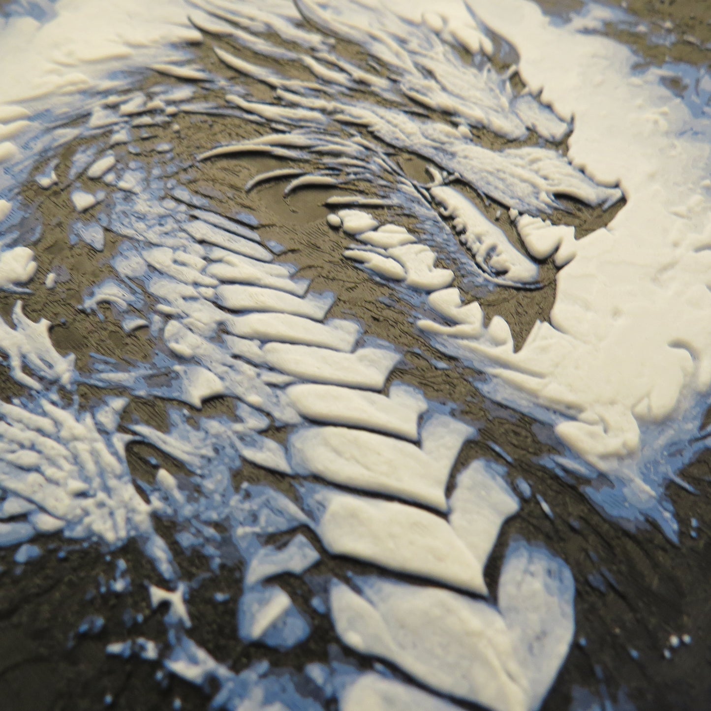 Fire Dragon Hueforge Wall Mural