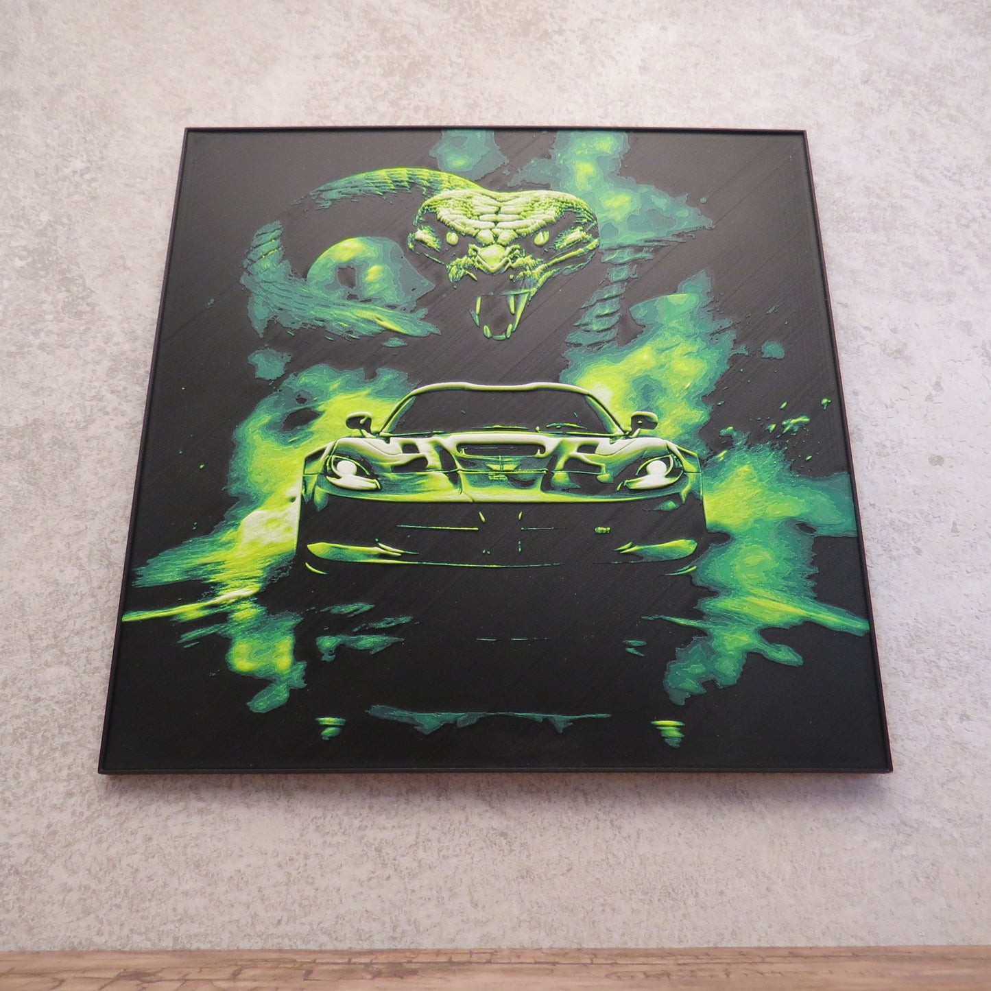 Dodge Viper Hueforge Wall Mural