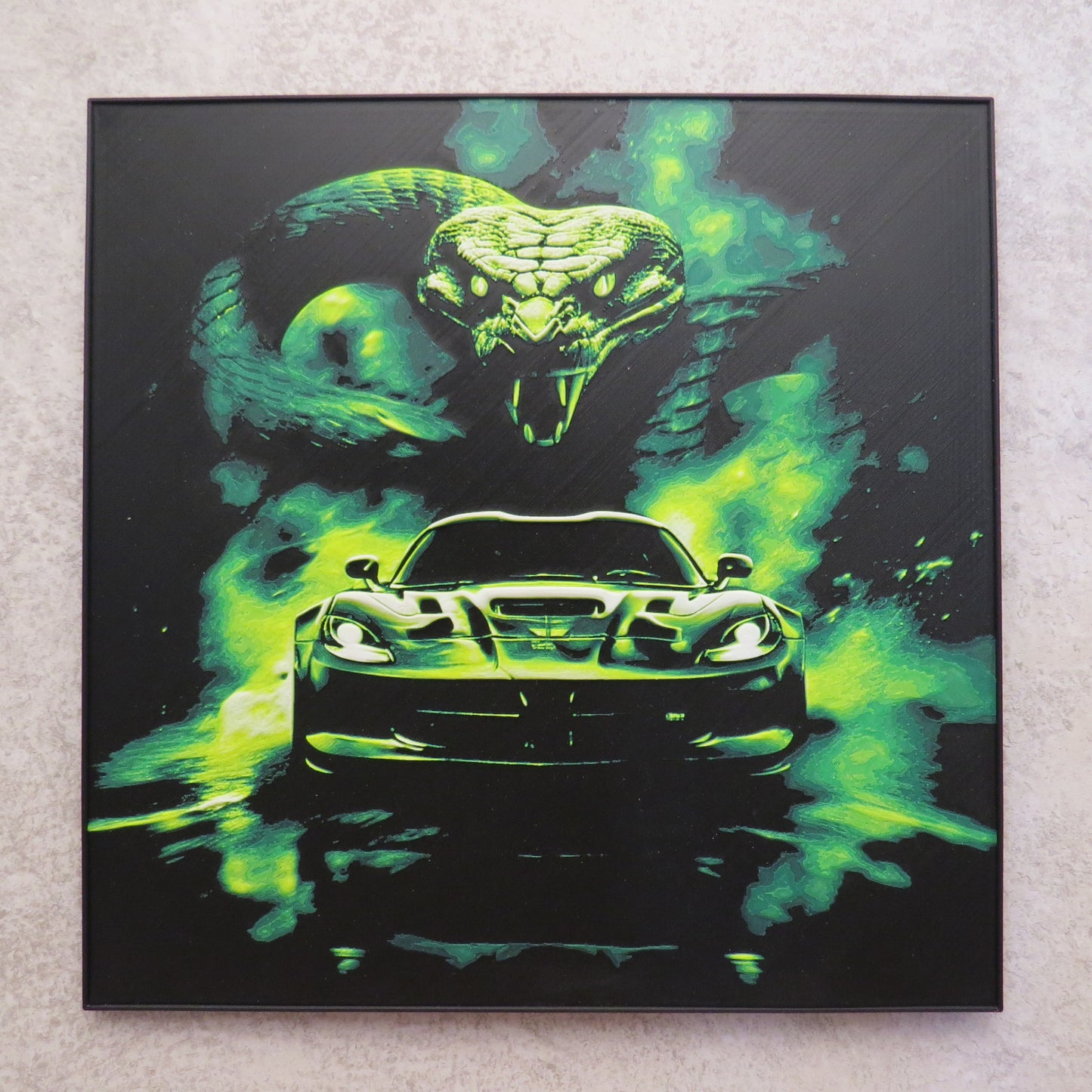 Dodge Viper Hueforge Wall Mural