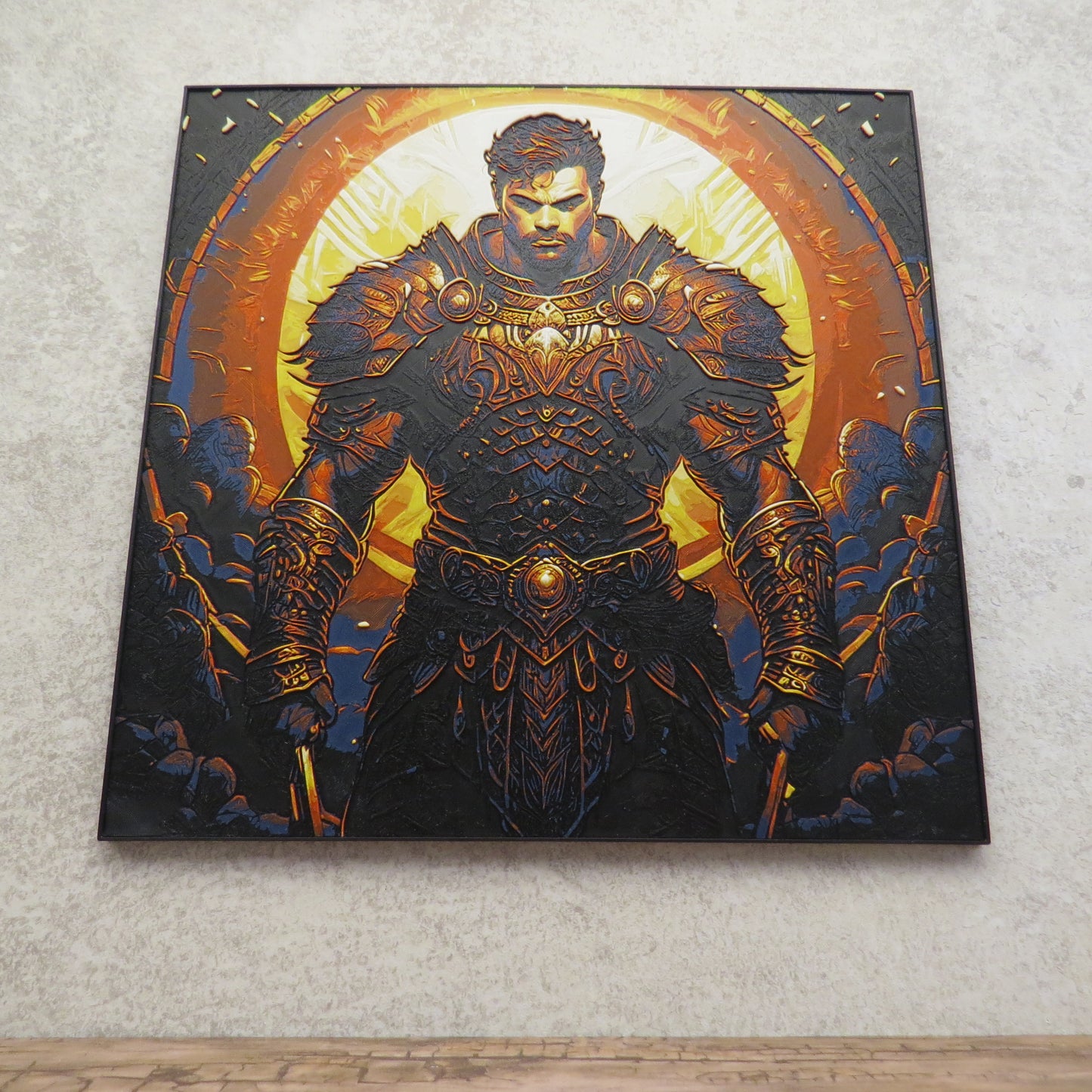 Roman Gladiator Hueforge Wall Mural