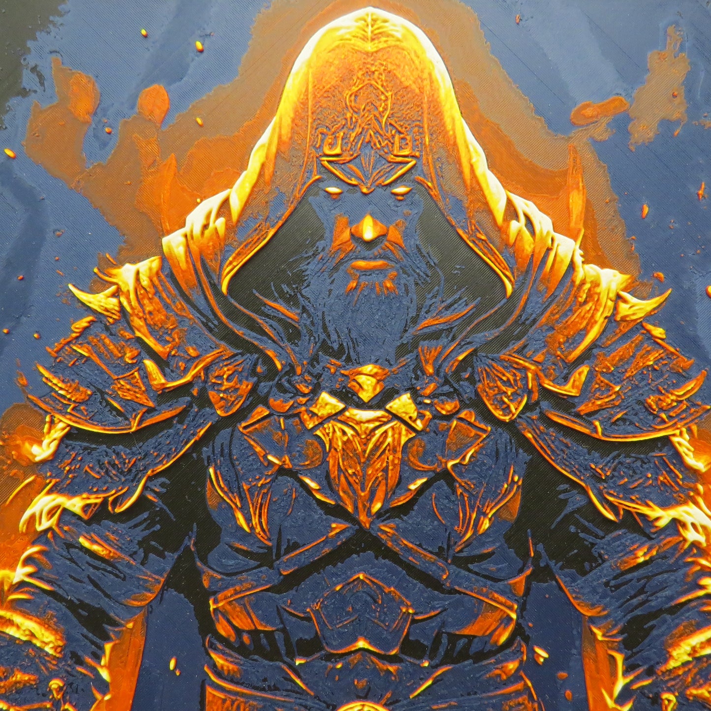 Hooded Assassin Hueforge Wall Mural