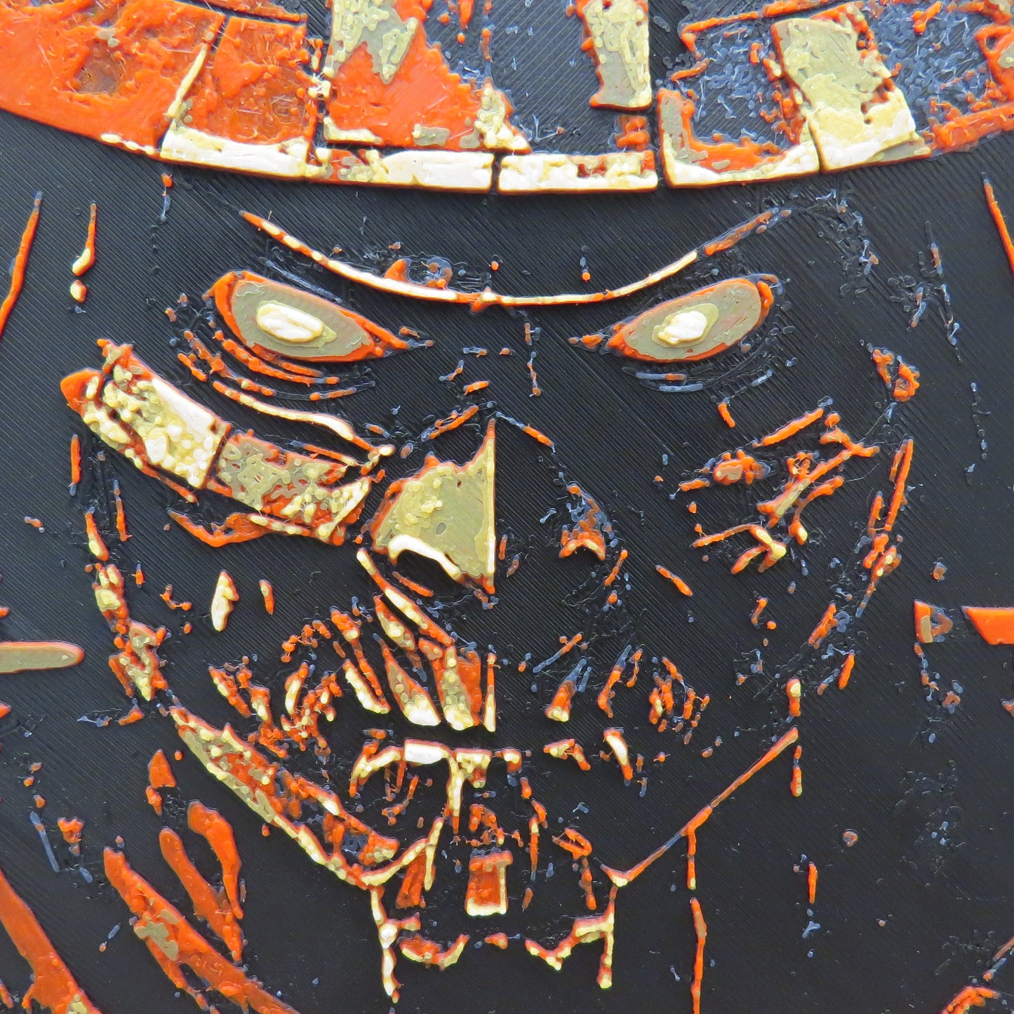 Zombie Samurai Hueforge Wall Mural