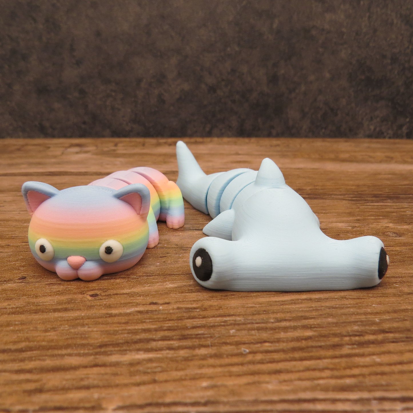 Kitty and Shark Magnet Fidget