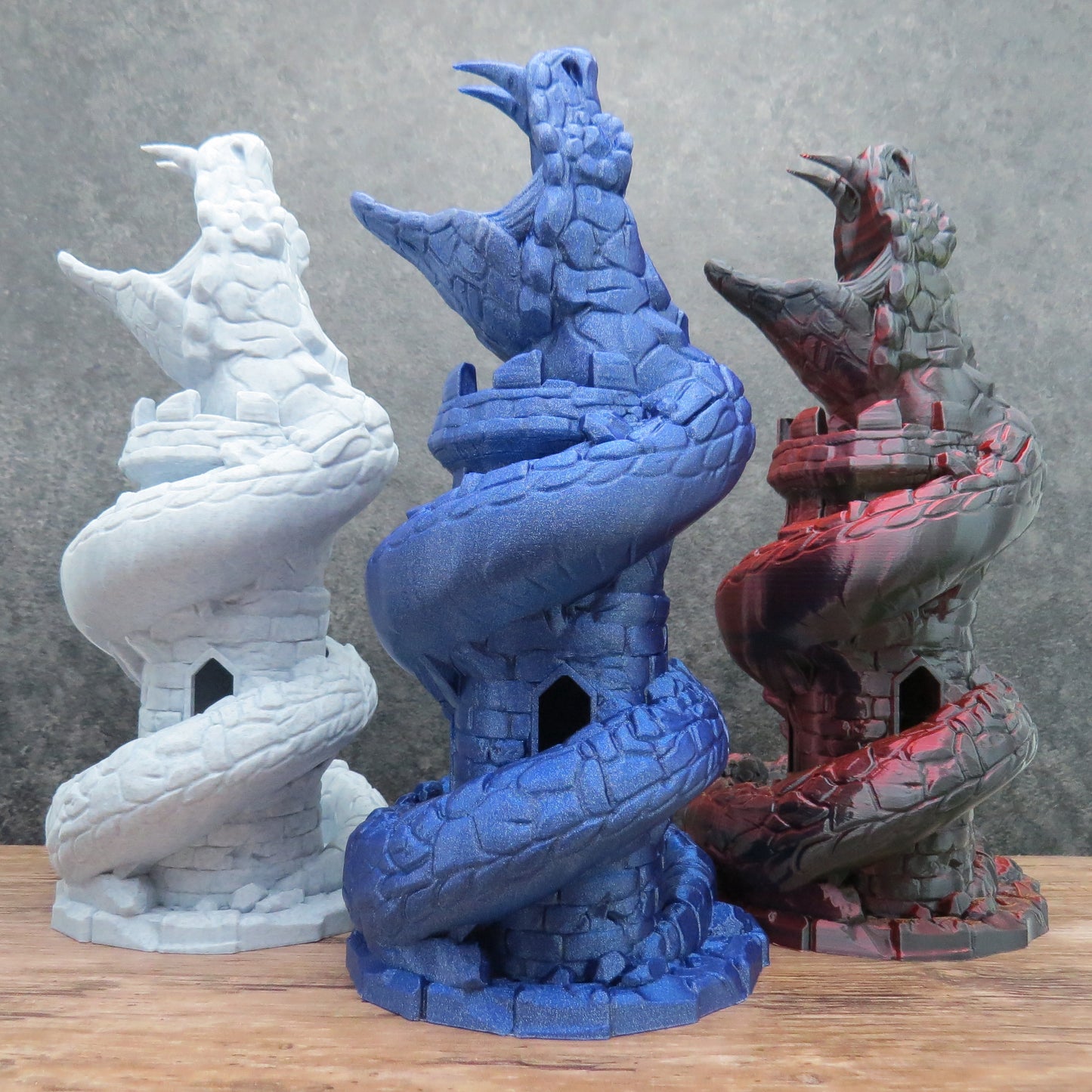 Basilisk Snake Castle Spiral Dice Tower