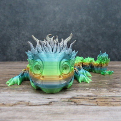 Articulated Baby Elemental Dragons