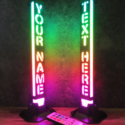 Custom Gamertag / DJ Light Bar