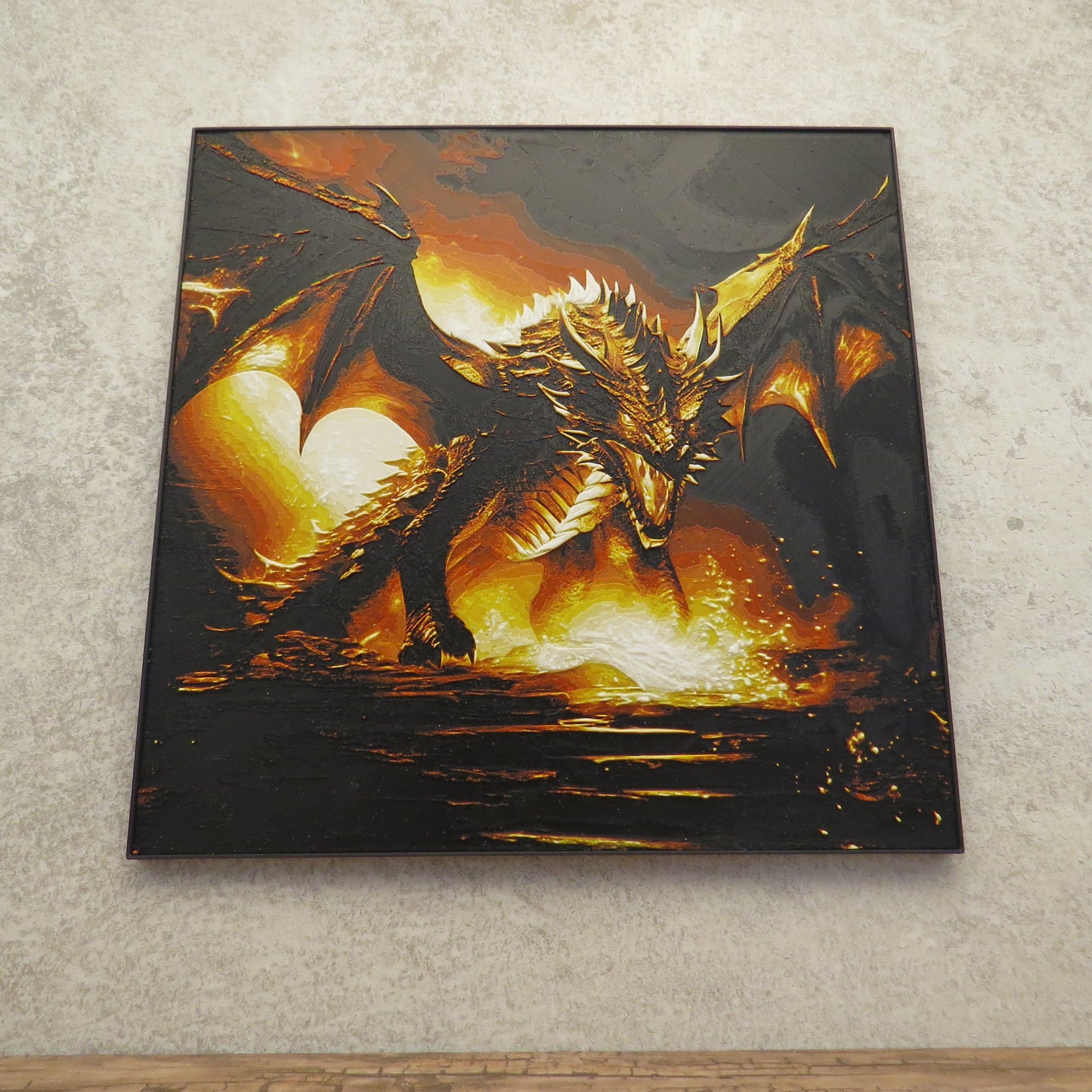 Lava Dragon Hueforge Wall Mural