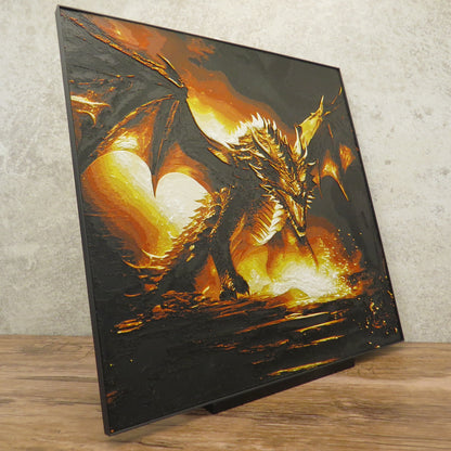 Lava Dragon Hueforge Wall Mural