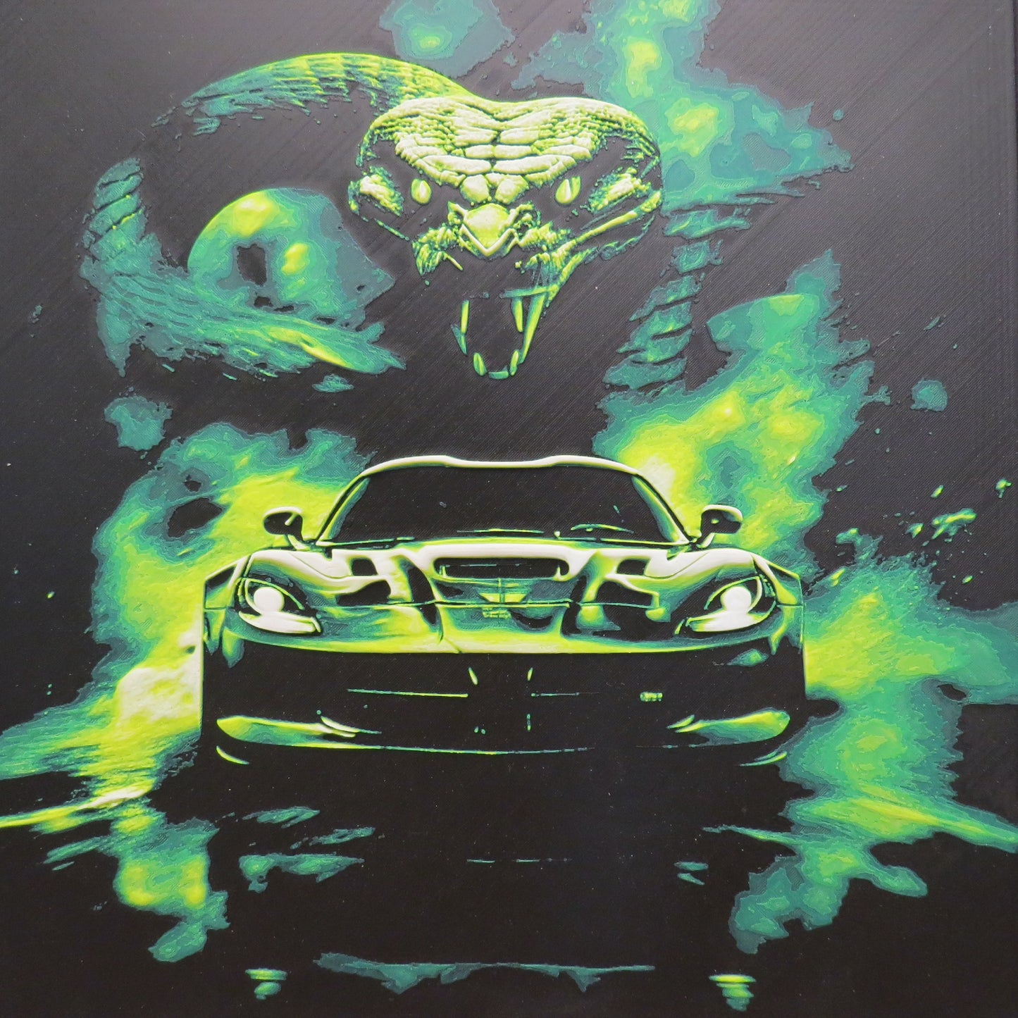 Dodge Viper Hueforge Wall Mural