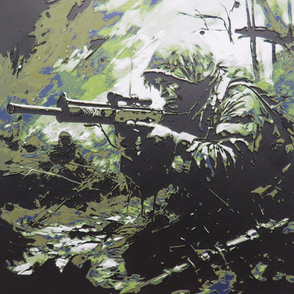 Special Forces Sniper Hueforge Wall Mural