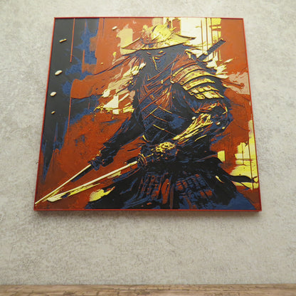 Dual Wield Katana Samurai Hueforge Wall Mural