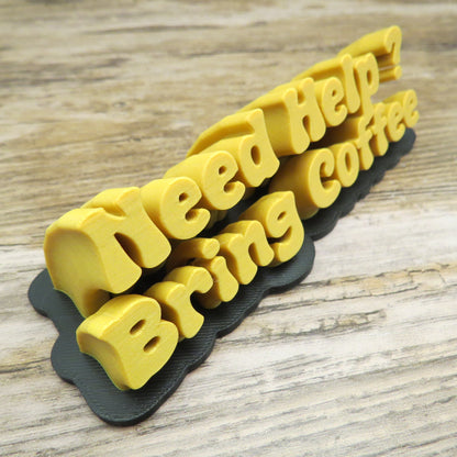 Custom 3D Printed Name Plate