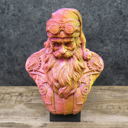 Steampunk Santa Bust