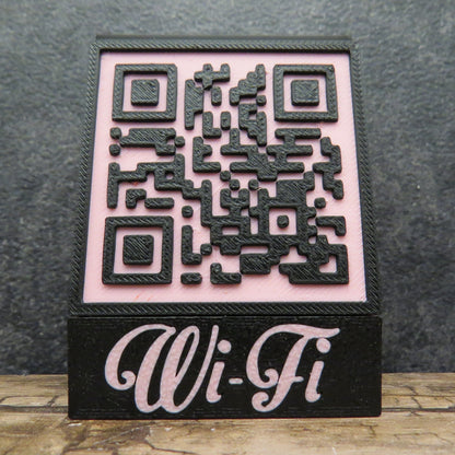 QR Code x 2 - Customizable Text and Color