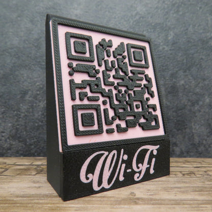 QR Code x 2 - Customizable Text and Color