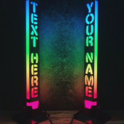 Custom Gamertag / DJ Light Bar